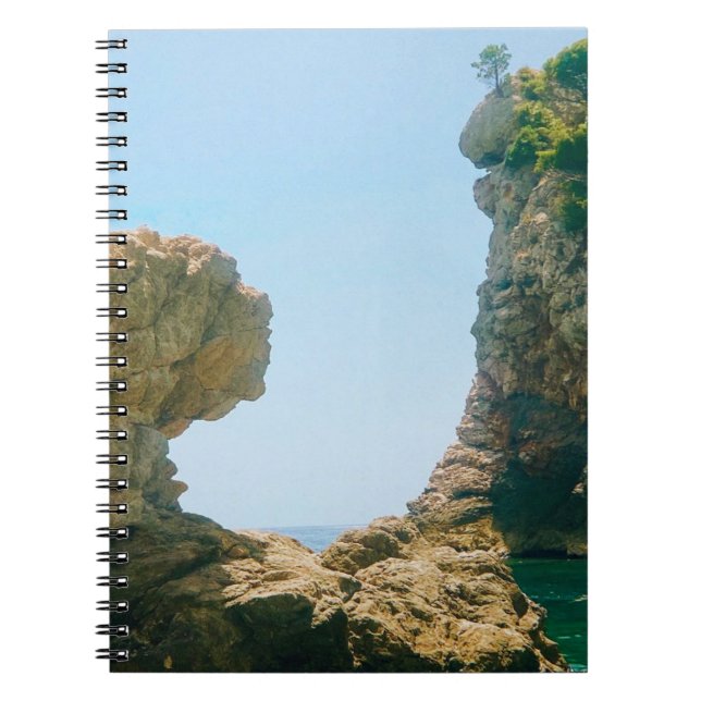 Dubrovnik West Harbour and Pier  Notebook (Front)