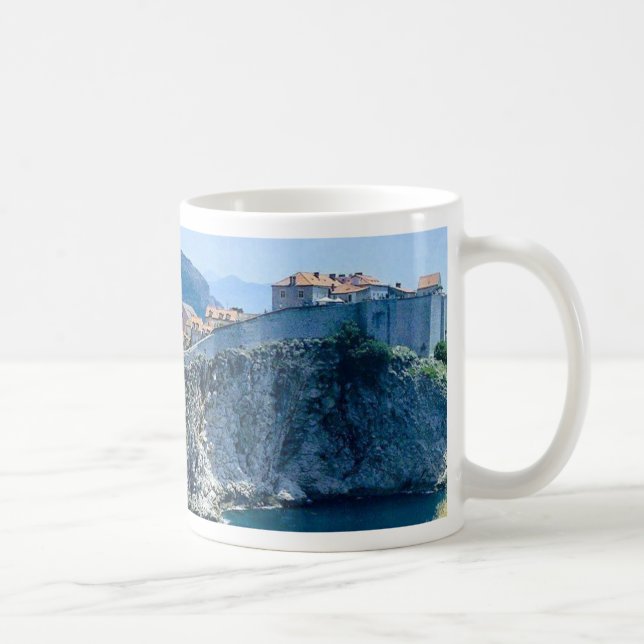 Dubrovnik's Old City Coffee Mug (Right)