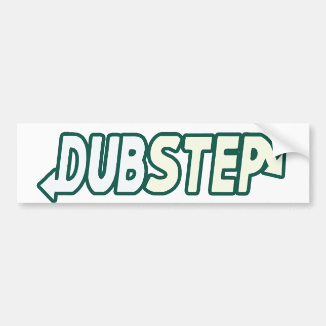 DUBSTEP beat fresh Bumper Sticker (Front)