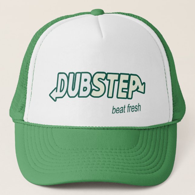 DUBSTEP Beat Fresh parody Trucker Hat (Front)