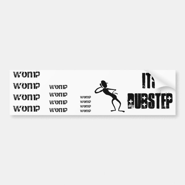 dubstep bumper sticker (Front)