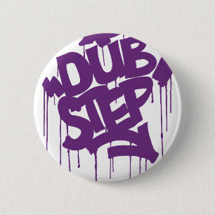 Dubstep FatCap Kush Purple 6 Cm Round Badge