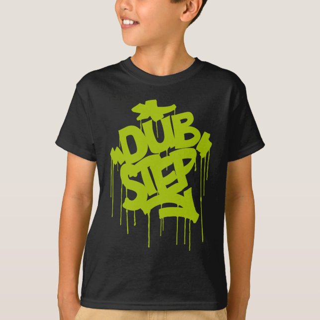Dubstep FatCap Lime T-Shirt (Front)