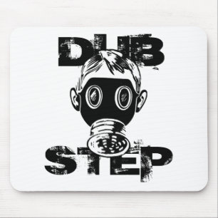 Dubstep Gas Mask Mouse Mat