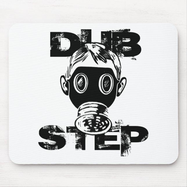 Dubstep Gas Mask Mouse Mat (Front)