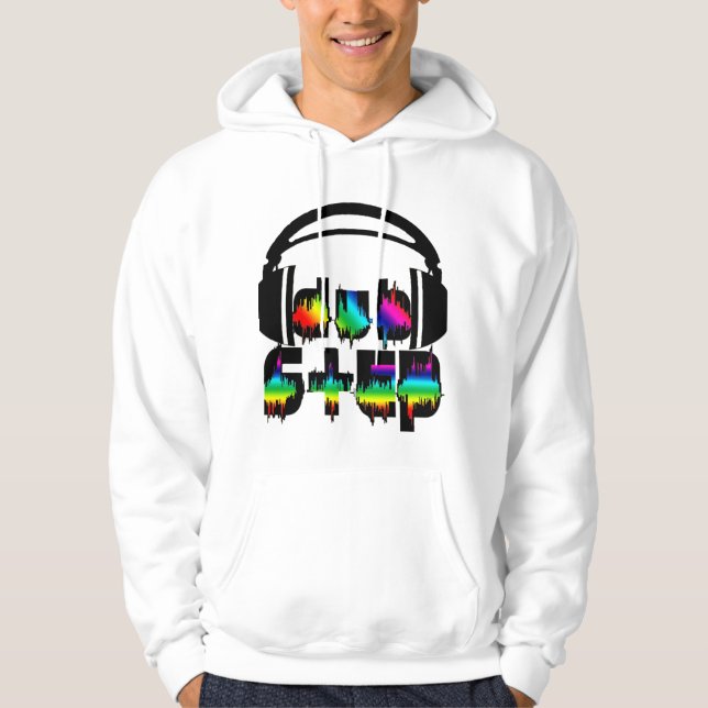 Dubstep Headphones Hoodie (Front)