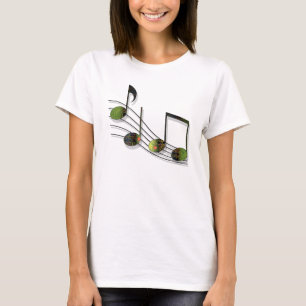 Dubstep Notes Women's Light Shirt