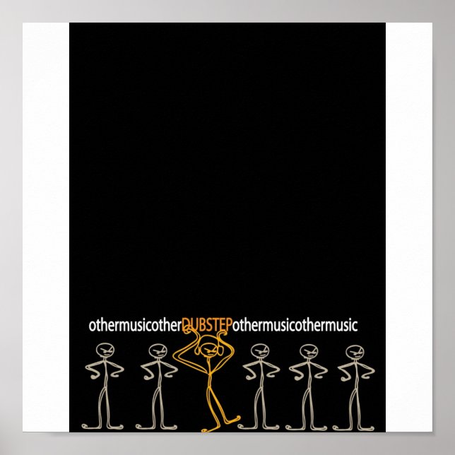 dubstep & other music poster (Front)