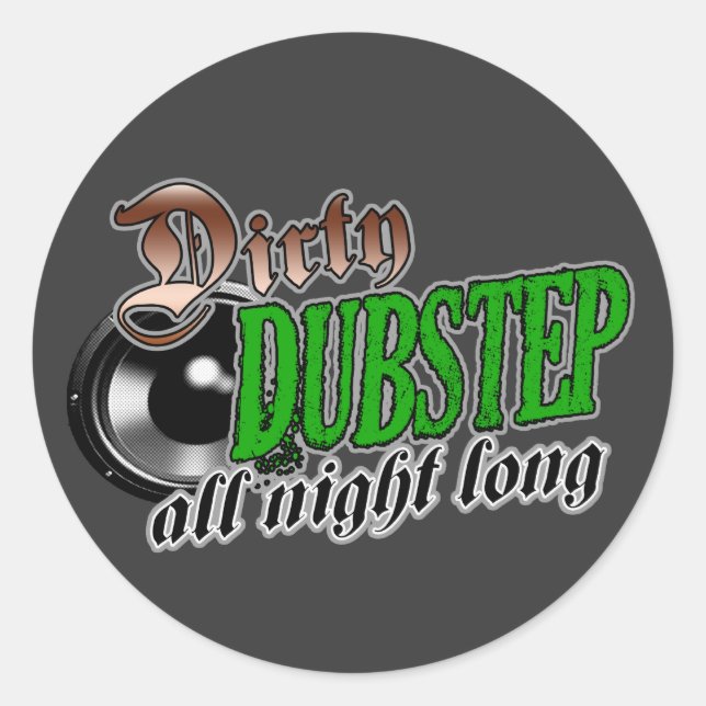 DUBSTEP sticker (Front)