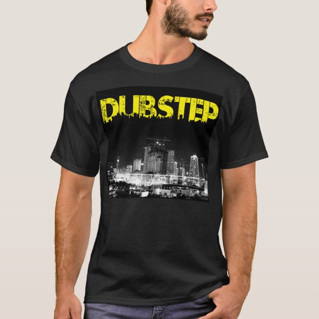Dubstep T-Shirt Black City (Front)