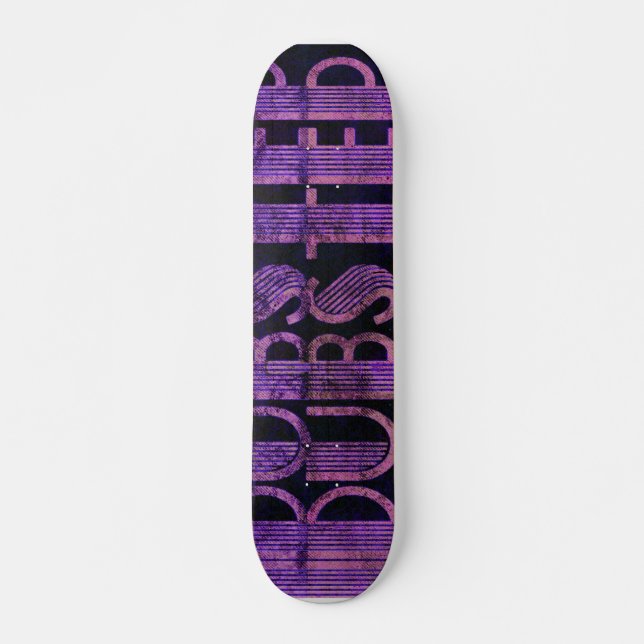 Dubstep Vintage Purp Pro Board Skateboard (Front)