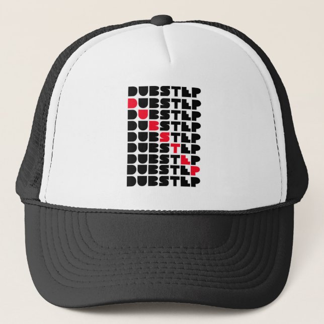 Dubstep WALL girls guys Dubstep music Trucker Hat (Front)