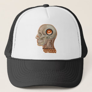 Dubstep woofer brain trucker hat