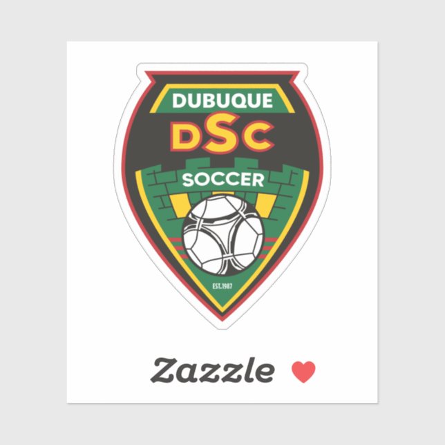 Dubuque Soccer Club Stickers (Sheet)