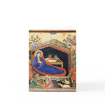 Duccio Nativity, English text card
