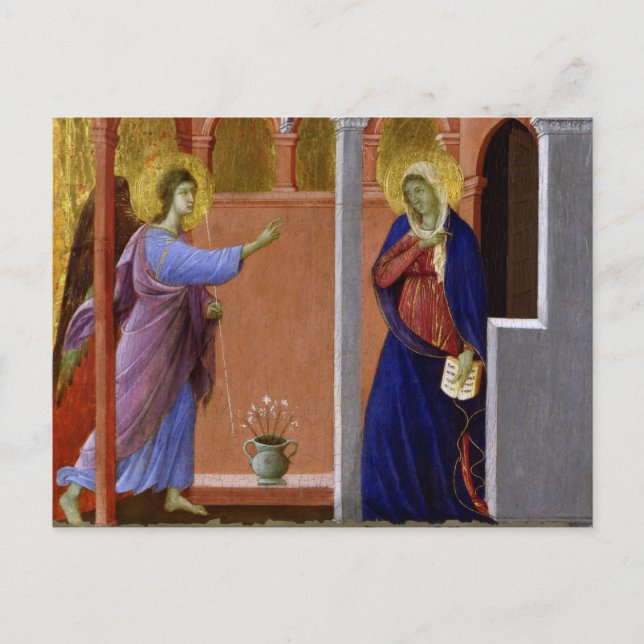 Duccio's Annunciation Postcard (Front)