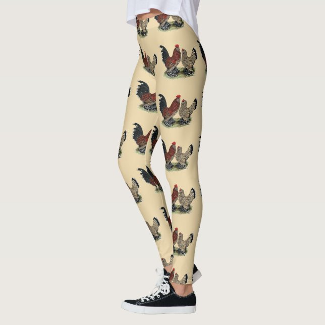 D'Uccle Bantams:  Mille Fleur Leggings (Left)