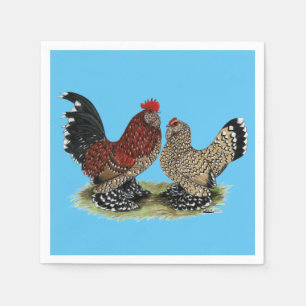 D'Uccle Bantams: Mille Fleur Napkin