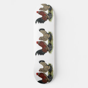 D'Uccle Bantams:  Mille Fleur Skateboard