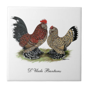 D'Uccle Bantams: Mille Fleur Tile