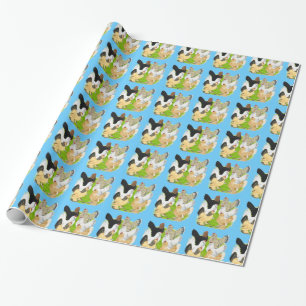 D'Uccles Six Hens Wrapping Paper