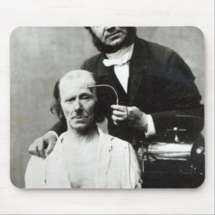 Duchenne de Boulogne with a 'victim patient' Mouse Mat