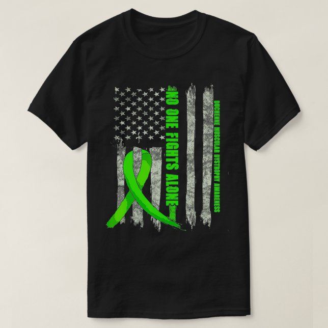 Duchenne Muscular Dystrophy Awareness DMD Related  T-Shirt (Design Front)