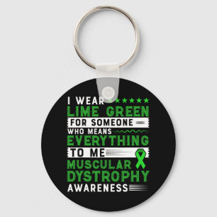 Duchenne Muscular Dystrophy Awareness Key Ring