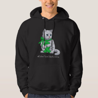 Duchenne Muscular Dystrophy Awareness Month Green  Hoodie