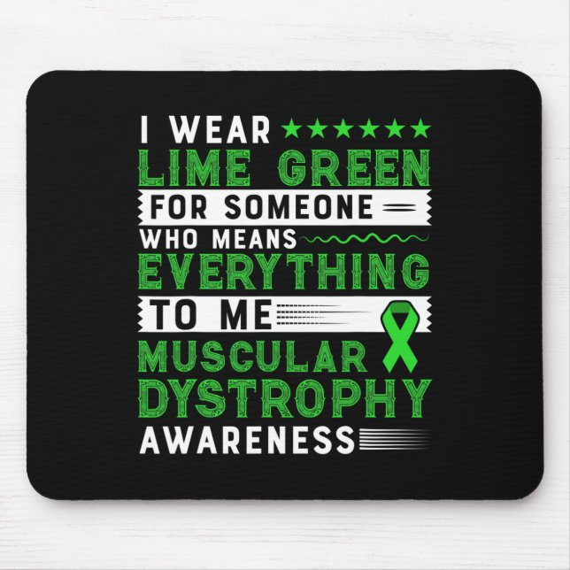 Duchenne Muscular Dystrophy Awareness Mouse Mat (Front)