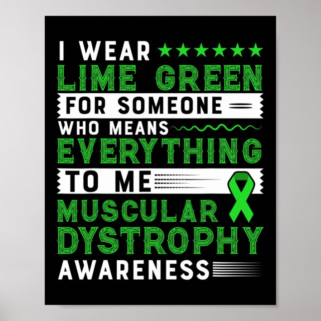 Duchenne Muscular Dystrophy Awareness Poster (Front)