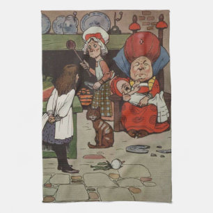 Duchess and the Crying Baby Tea Towel
