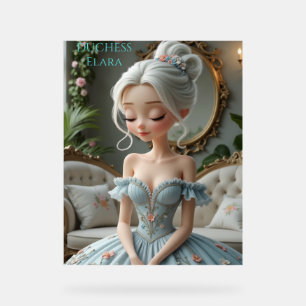 Duchess Elara: Graceful Elegance Acrylic Sign