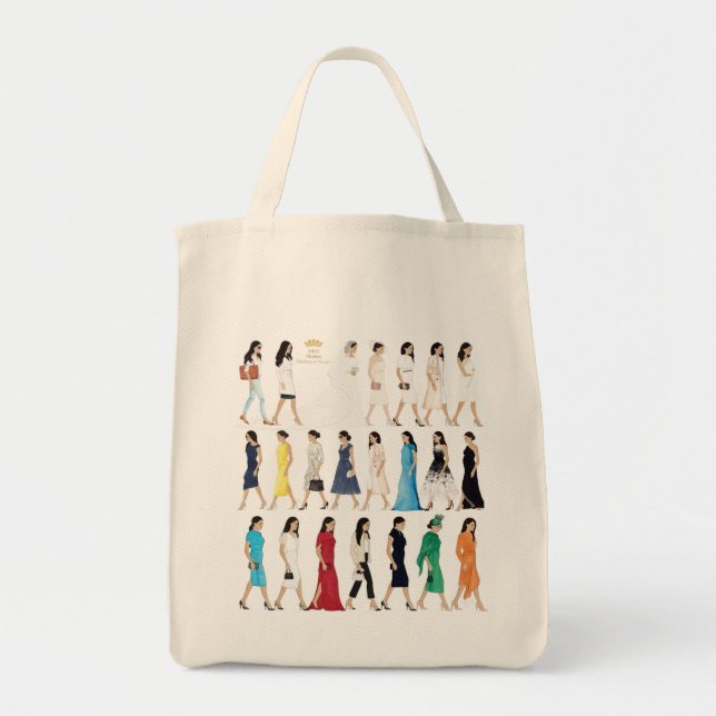 Duchess Meghan Markle Royal Style Grocery Tote (Front)