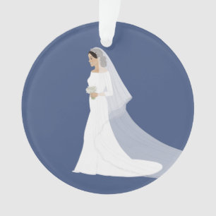 Duchess Meghan Sussex Royal Wedding 2018 Ornament