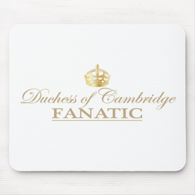 Duchess of Cambridge Fanatic Mouse Mat (Front)