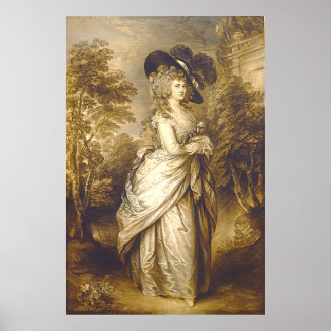 Duchess of Devonshire Gainsborough Dupont Fine Art Poster (Front)