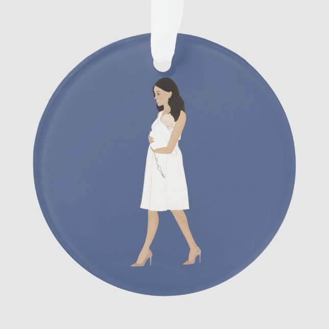 Duchess of Sussex Meghan Markle Christmas 2019 Ornament (Front)