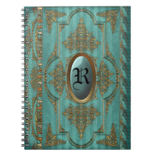 Duchess Victorian Cool Monogram Notebook