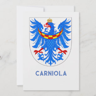 Duchy of Carniola Alpine Nobility Heraldic Art Invitation