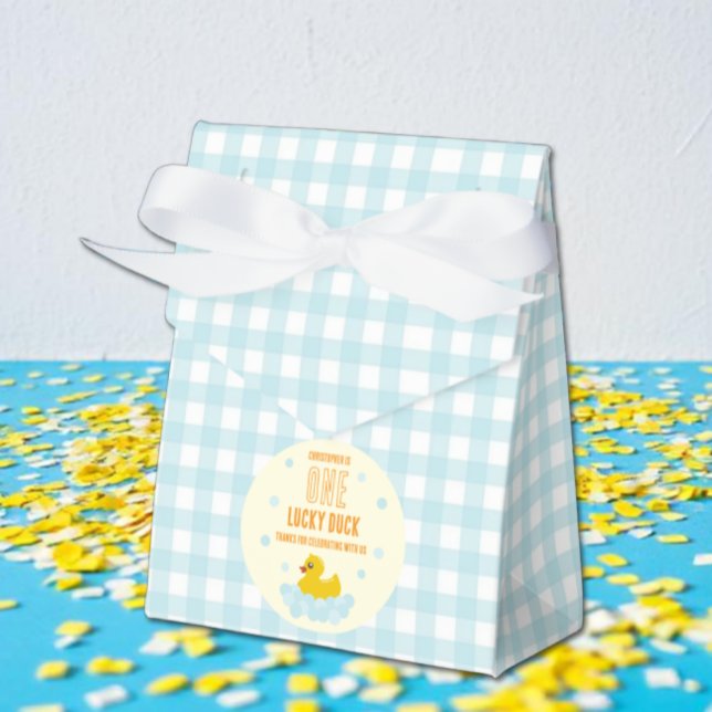 Duck 1st Birthday Favour Box (Creator Uploaded)