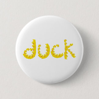 Duck 6 Cm Round Badge