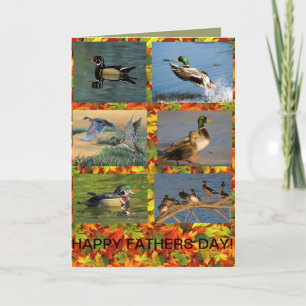 Duck a Dad Fathers Day card. Card