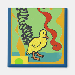 Duck, Abstract DUCKY, add text Magnet
