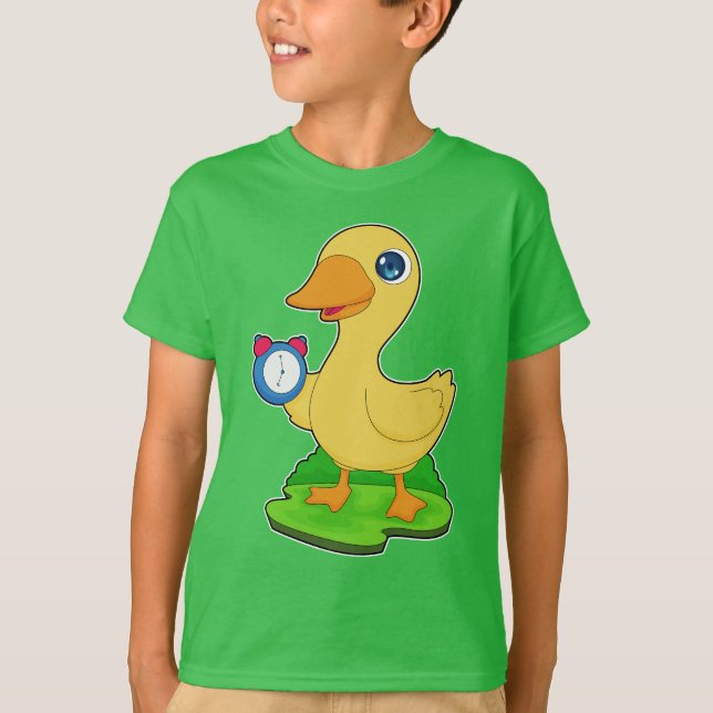 Duck Alarm clock T-Shirt (Front)