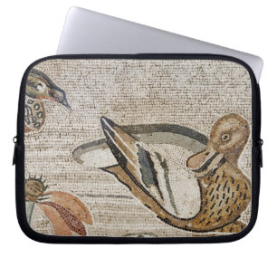 Duck and bird, Nile mosaic, House of the Faun Laptop Sleeve
