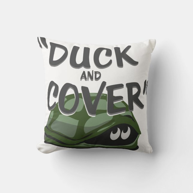 Duck and Cover Cushion (Front)