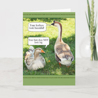 Duck and Goose Mother's Day Card