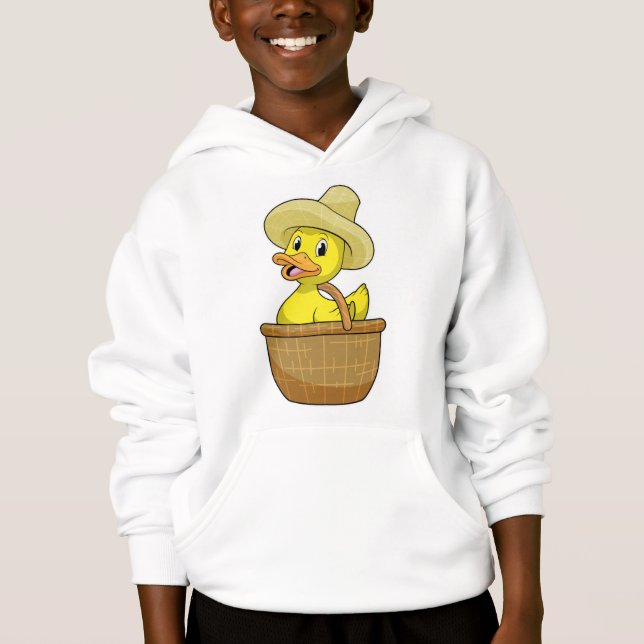 Duck as Farmer with Basket (Front)