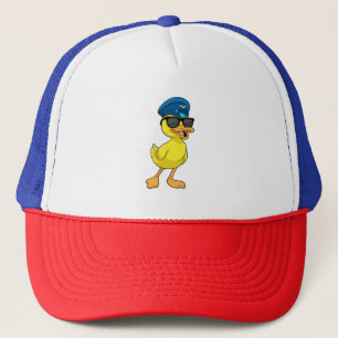 Duck as Pilot with Pilot hat